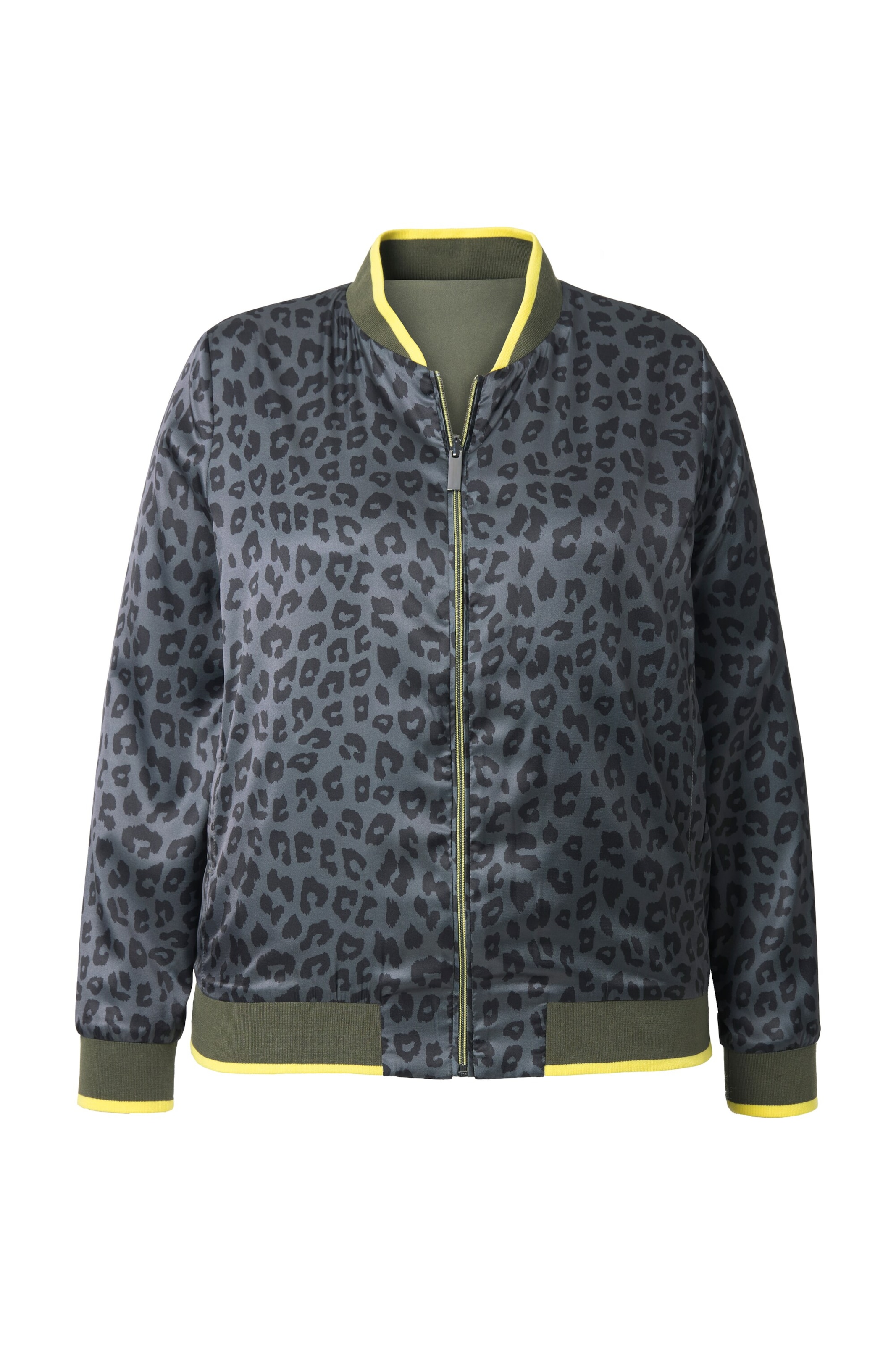 Ulla Popken Tussenjas in Blauw: voorkant