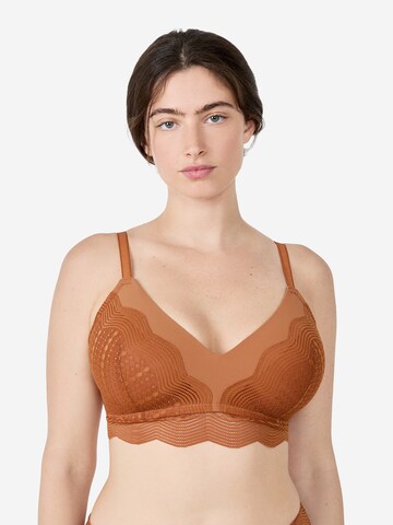 Triangolo Reggiseno 'Envergure' di ETAM in marrone: frontale
