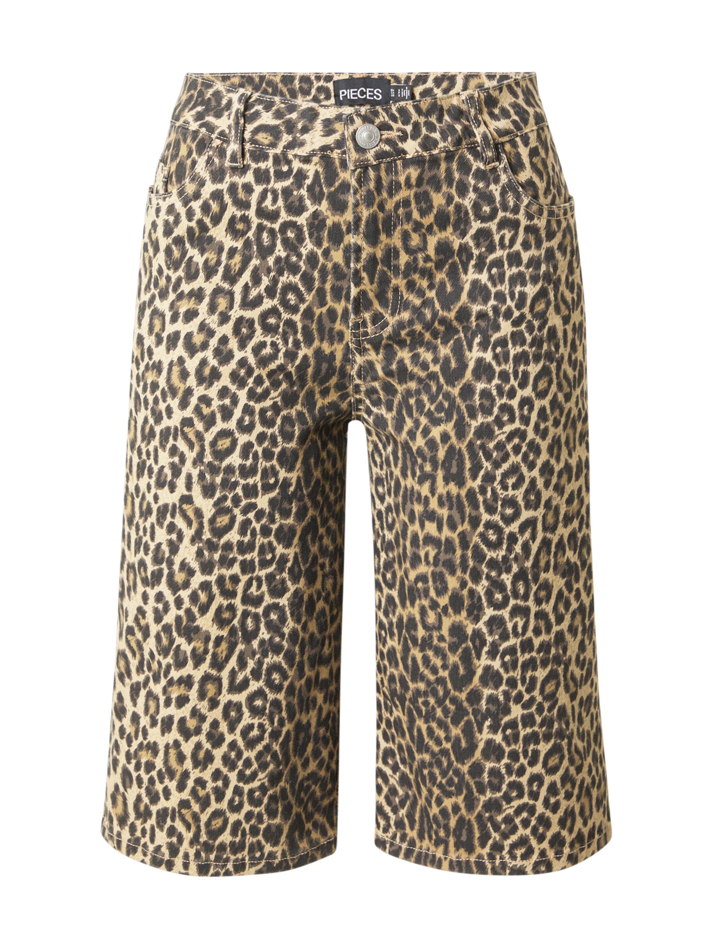 PIECES Regular Jeans 'PCSalume' in Grey: front