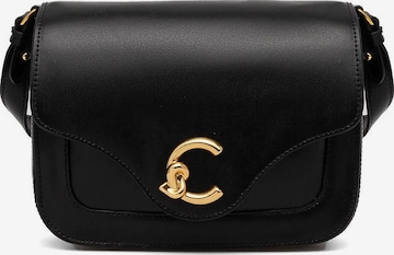 Coccinelle Schoudertas 'Coccinelle C-Me Calf Handbag Calf Smooth Leather' in Zwart: voorkant