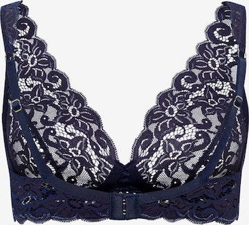 Hanro Triangle Bra ' Moments ' in Blue