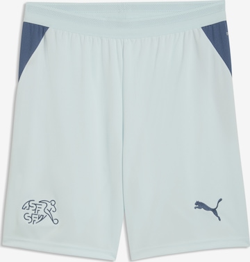 PUMA Regular Sportbroek 'Schweiz 2026' in Blauw: voorkant