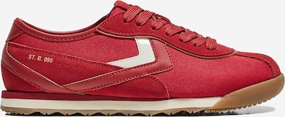 Bershka Niske tenisice u karmin crvena / bijela, Pregled proizvoda