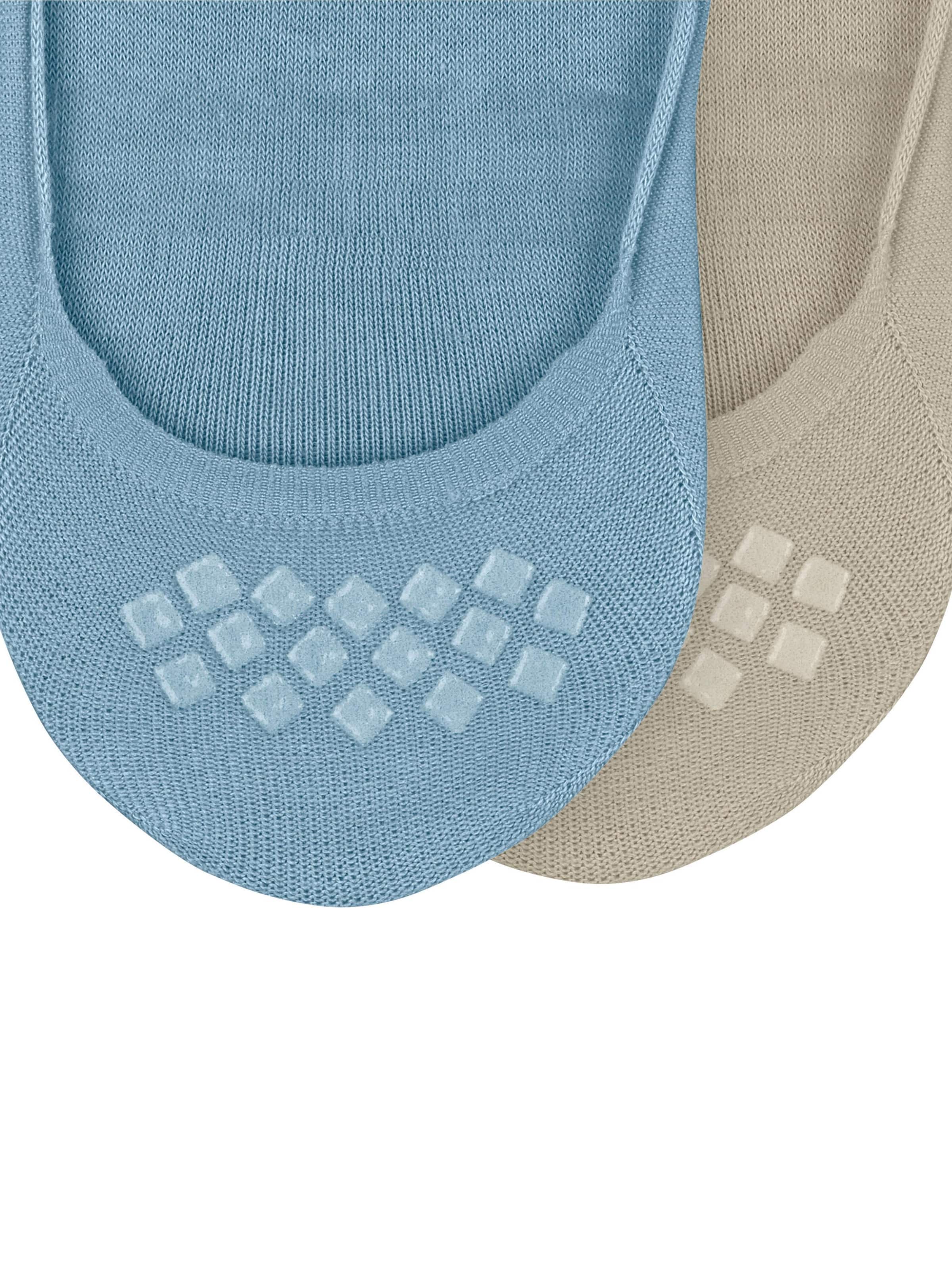 BURLINGTON Ankle Socks 'Everyday 2-Pack' in Blue