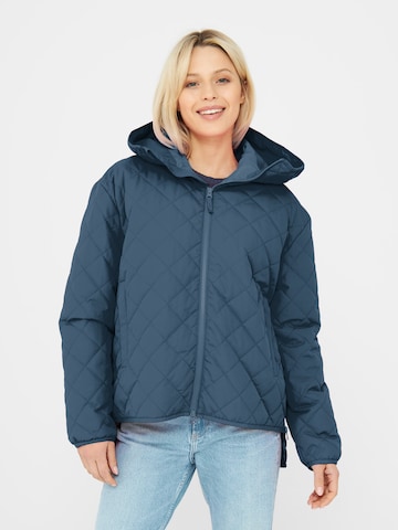 Derbe Between-Season Jacket 'Quiltby' in Blue: front