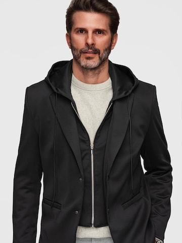 Ombre Regular fit Colbert 'M168' in Zwart: voorkant