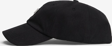 Tommy Jeans - Gorra 'HERITAGE' en negro: frente