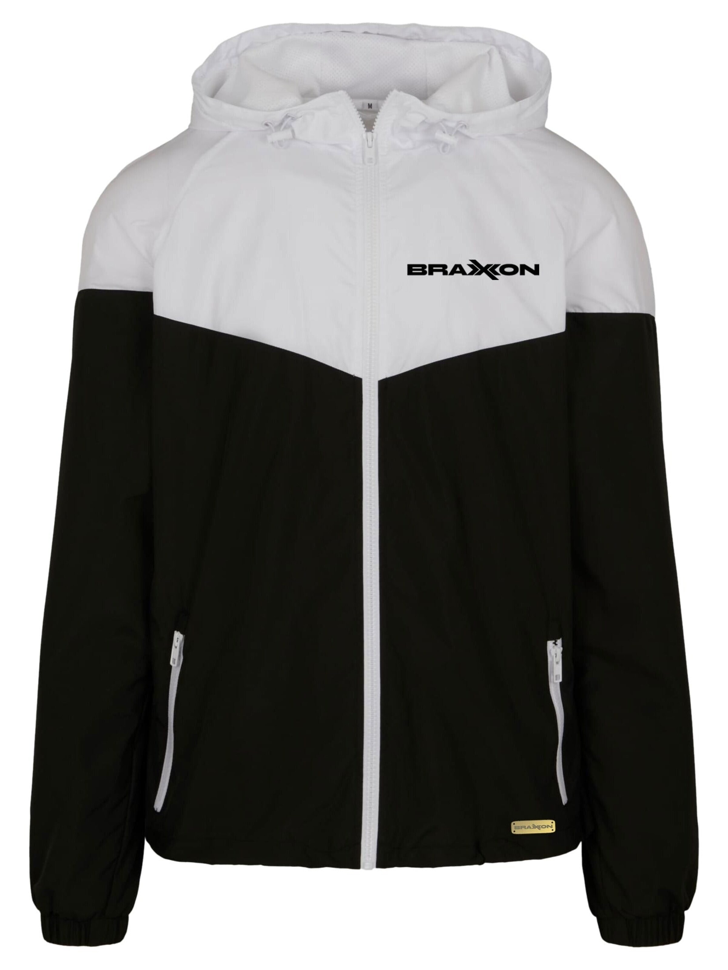 BRAXXON Funktionsjacke 'BRAXXON Essential Windbreaker'‌‌‌‌‌‌‌ in Schwarz: Vorderseite