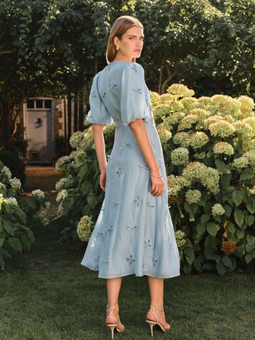 love & roses - Vestido em azul