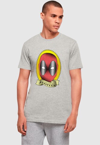 T-Shirt 'Deadpool - Tattoo' ABSOLUTE CULT en gris : devant