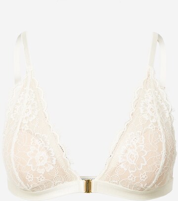 Underprotection Triangle Bra 'Amy' in White: front