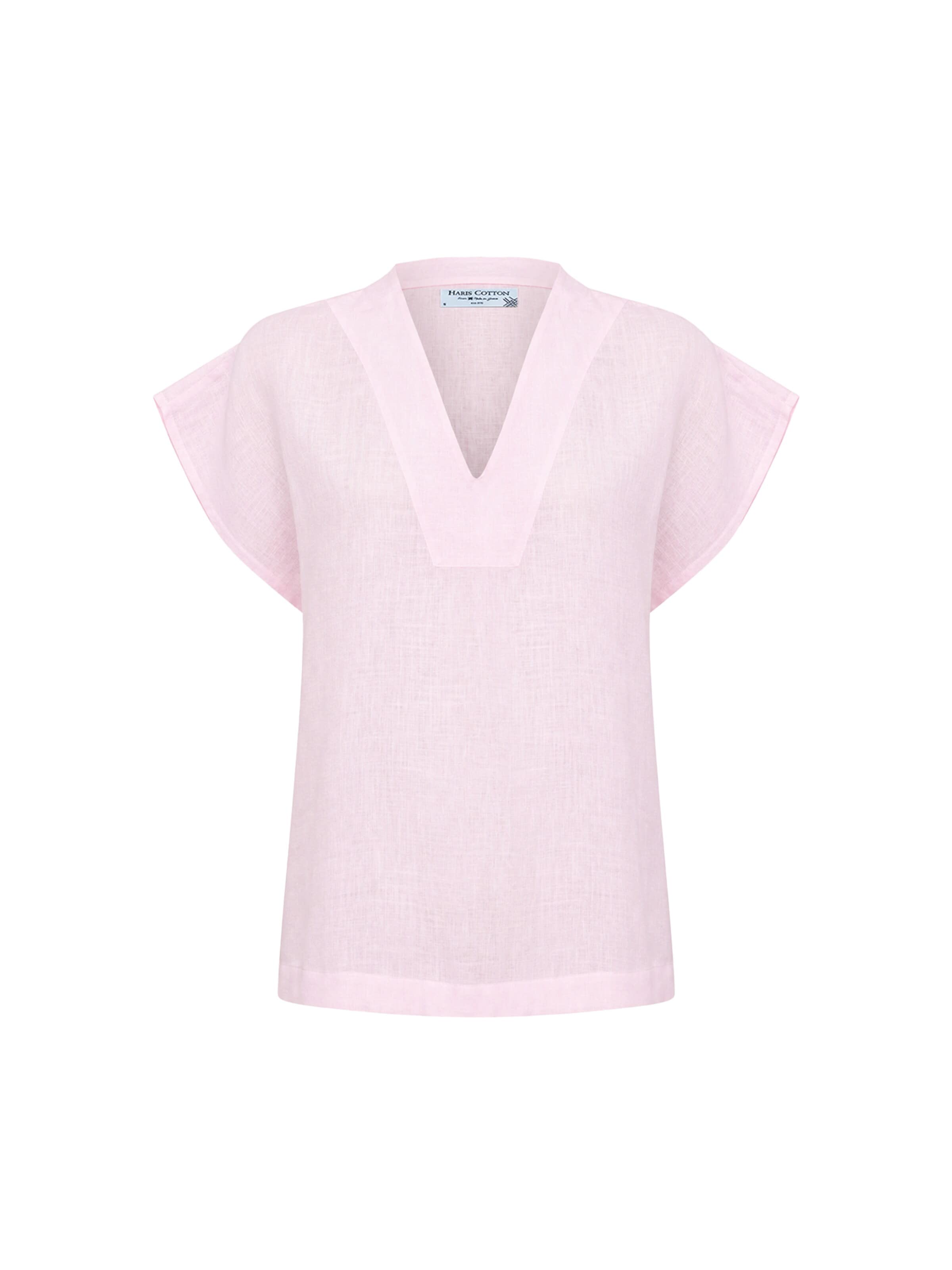 Chemisier Haris Cotton en rose : devant