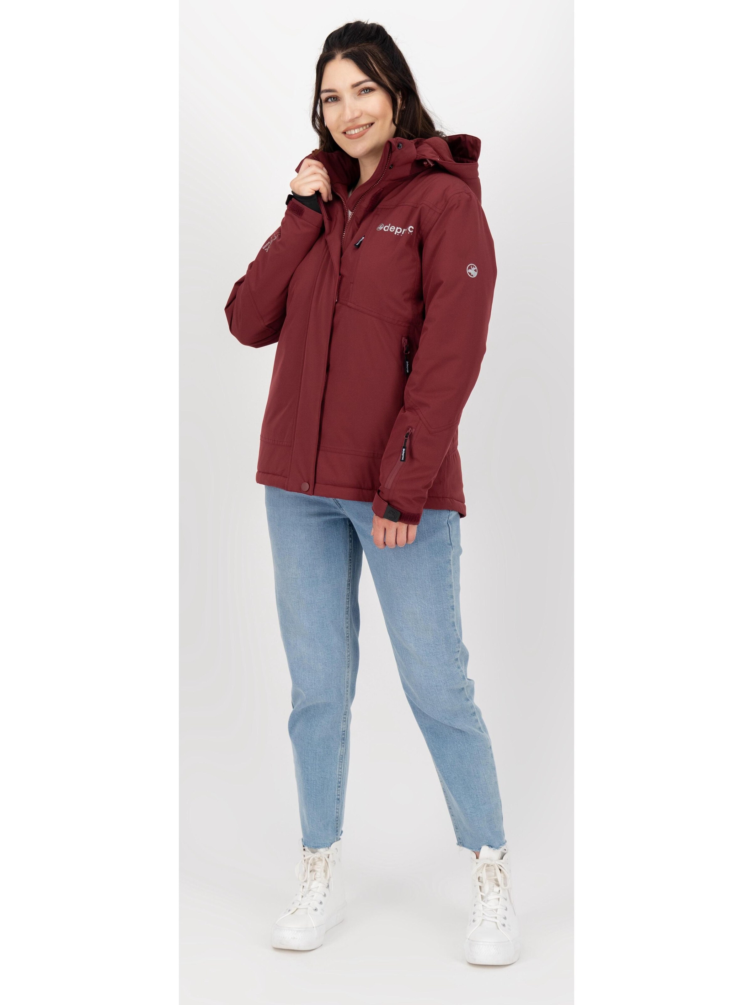 deproc Winterjacke 'MONTREAL WMN'‌‌‌‌‌‌ in Rot