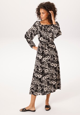 Aniston CASUAL Kleid in Schwarz: Vorderseite