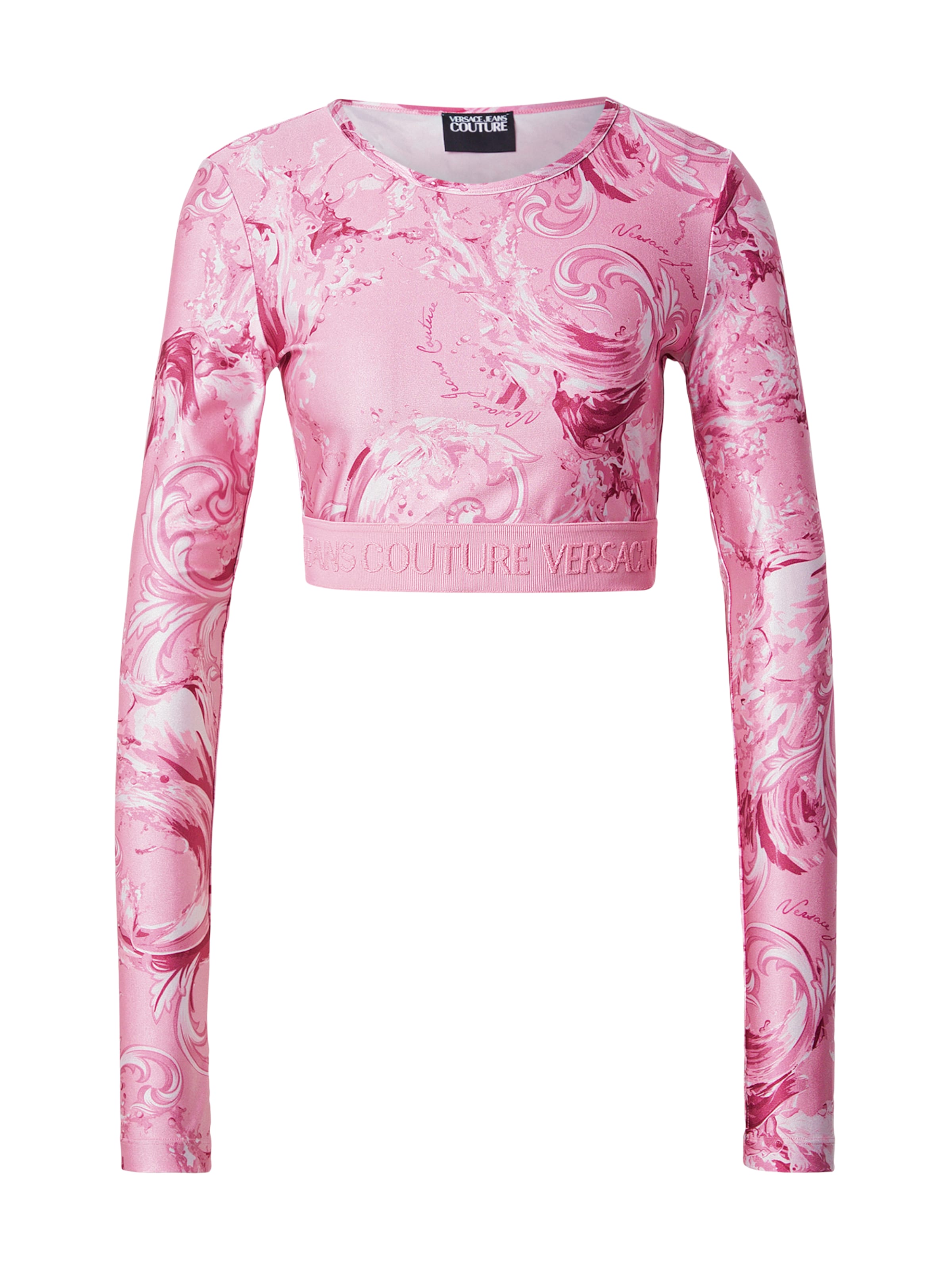 Versace Jeans Couture Футболка в Ярко-розовый: спереди