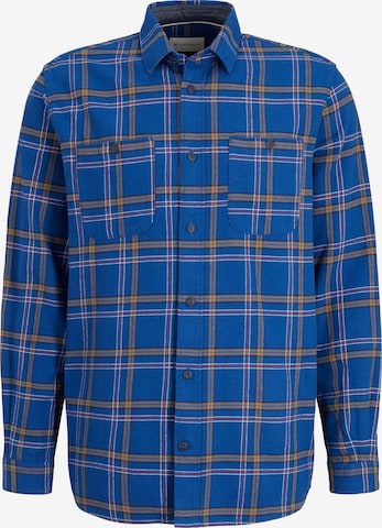 TOM TAILOR Comfort fit Button Up Shirt in Blue: front