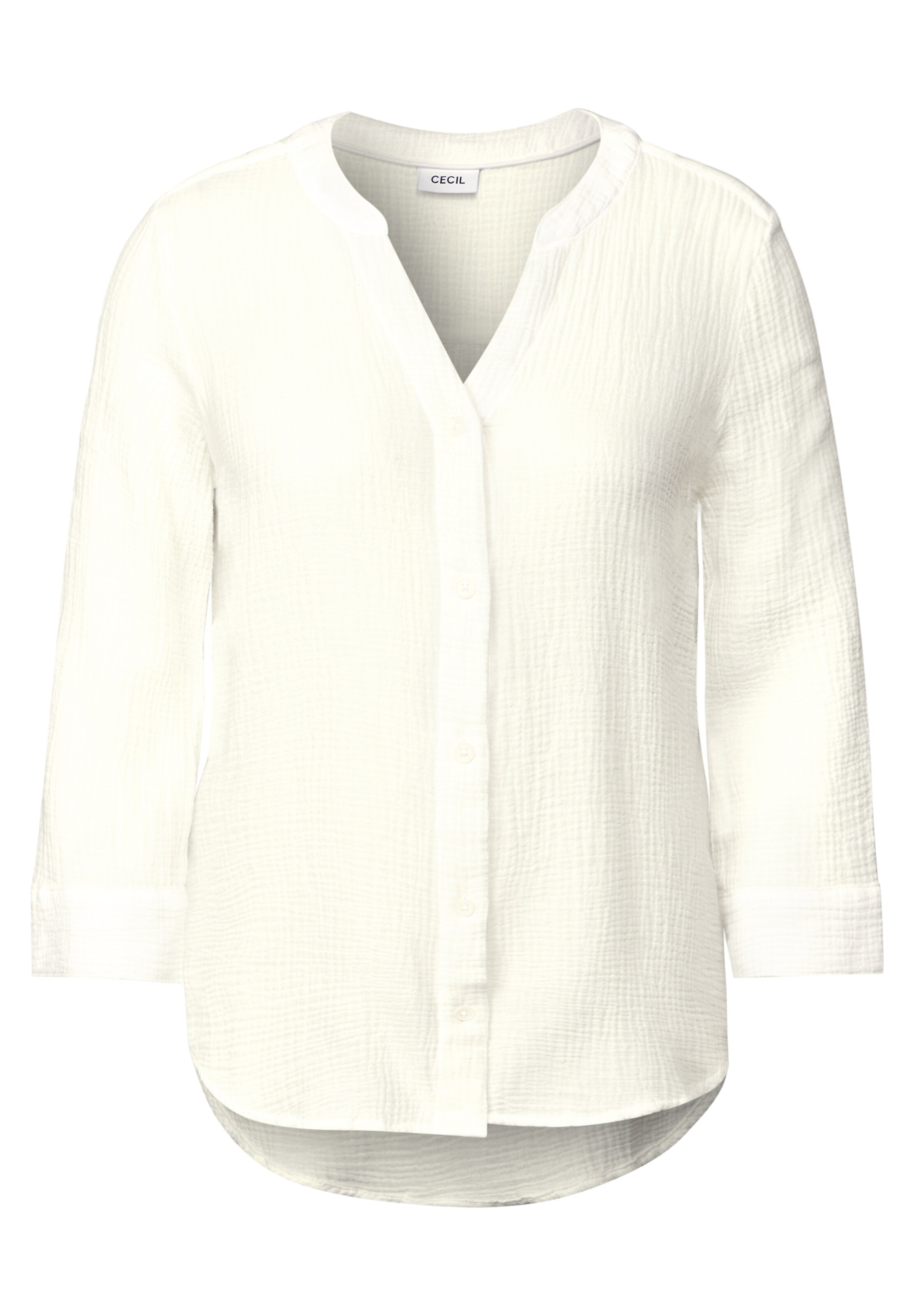 CECIL Bluse 'Musselin' in Weiß: Vorderseite