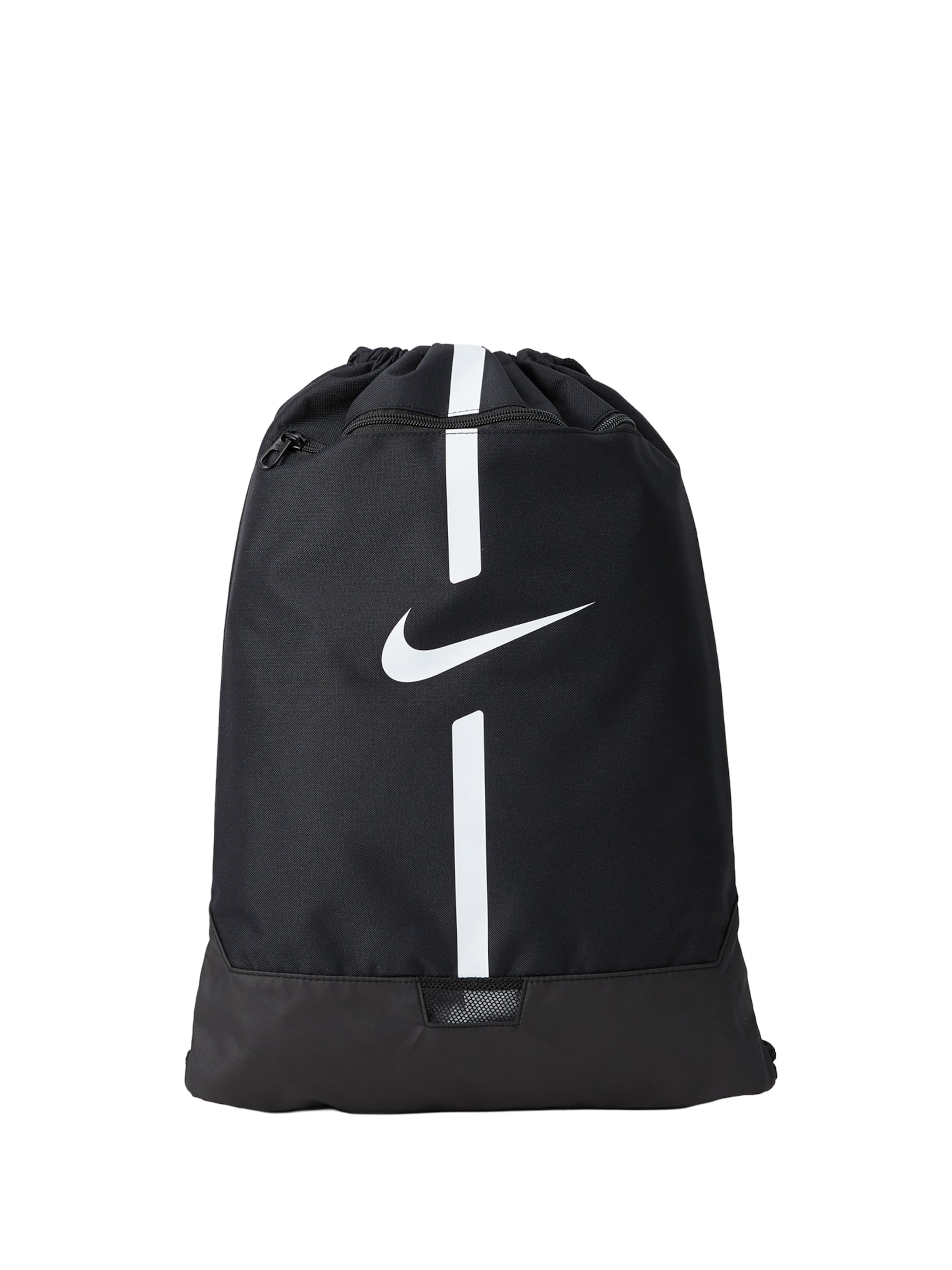 NIKE Sportturnbeutel 'Academy' in Schwarz: Vorderseite