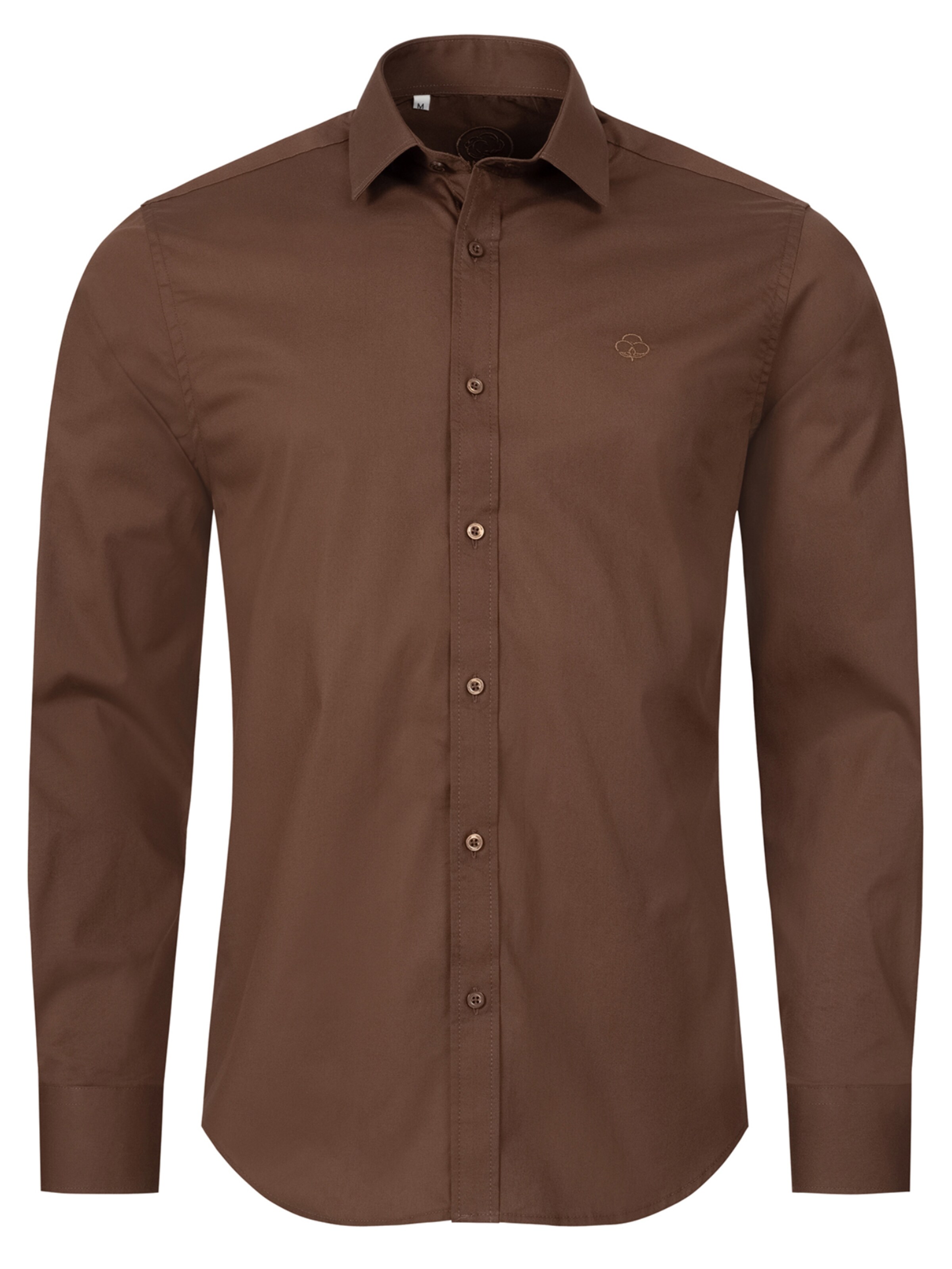 Indumentum Hemd in Braun: Vorderseite