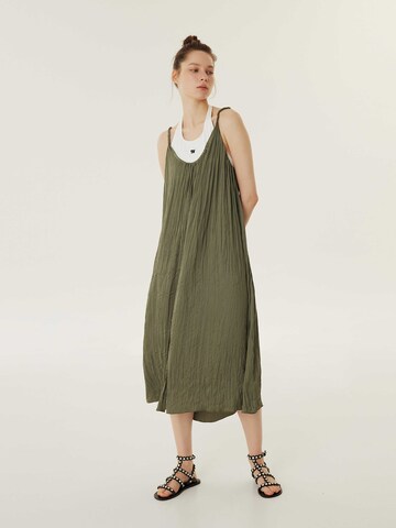 Twist Kleid in Grün