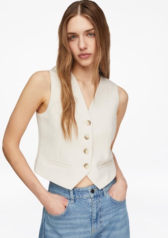 COMMA Kamizelka do garnituru w kolorze beżowy: przód