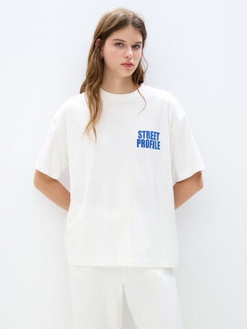 Pull&BearMajica - bijela boja: prednji dio