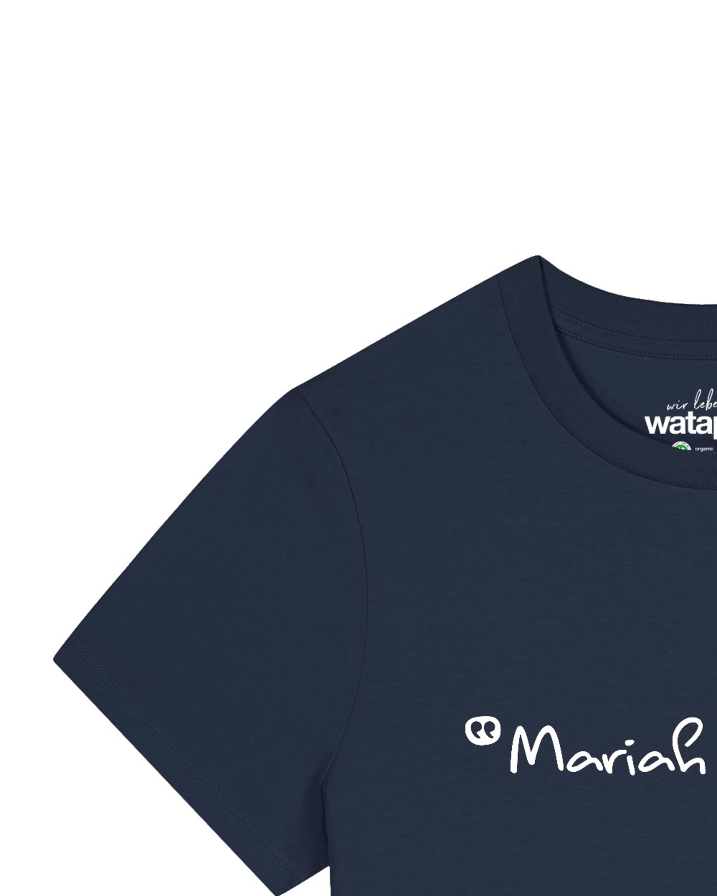 T-shirt 'Mariah is coming' Watapparel en bleu