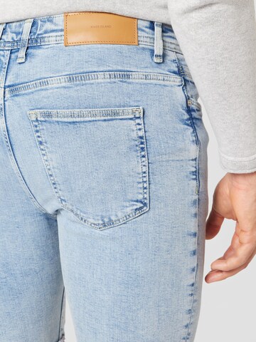 River Island Slimfit Jeans 'SHAGGY' i blå