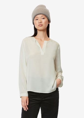 Marc O'Polo Blouse in Beige: voorkant