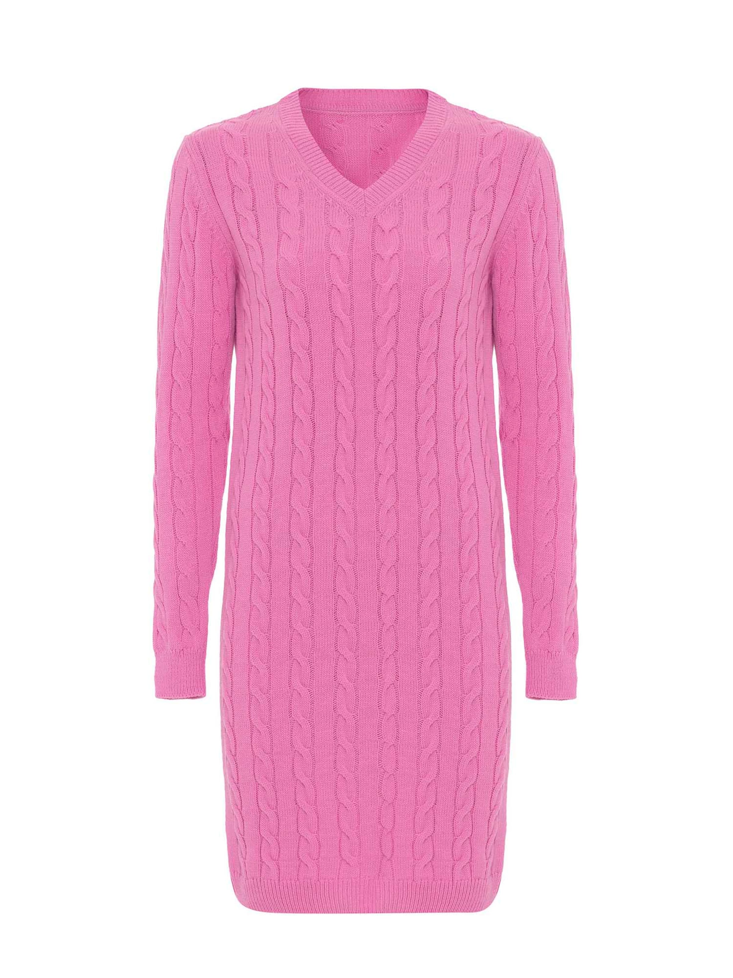 Moxx Paris Úpletové šaty – pink: přední strana