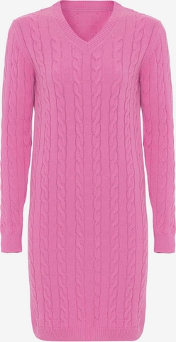 Abito in maglia di Moxx Paris in rosa: frontale
