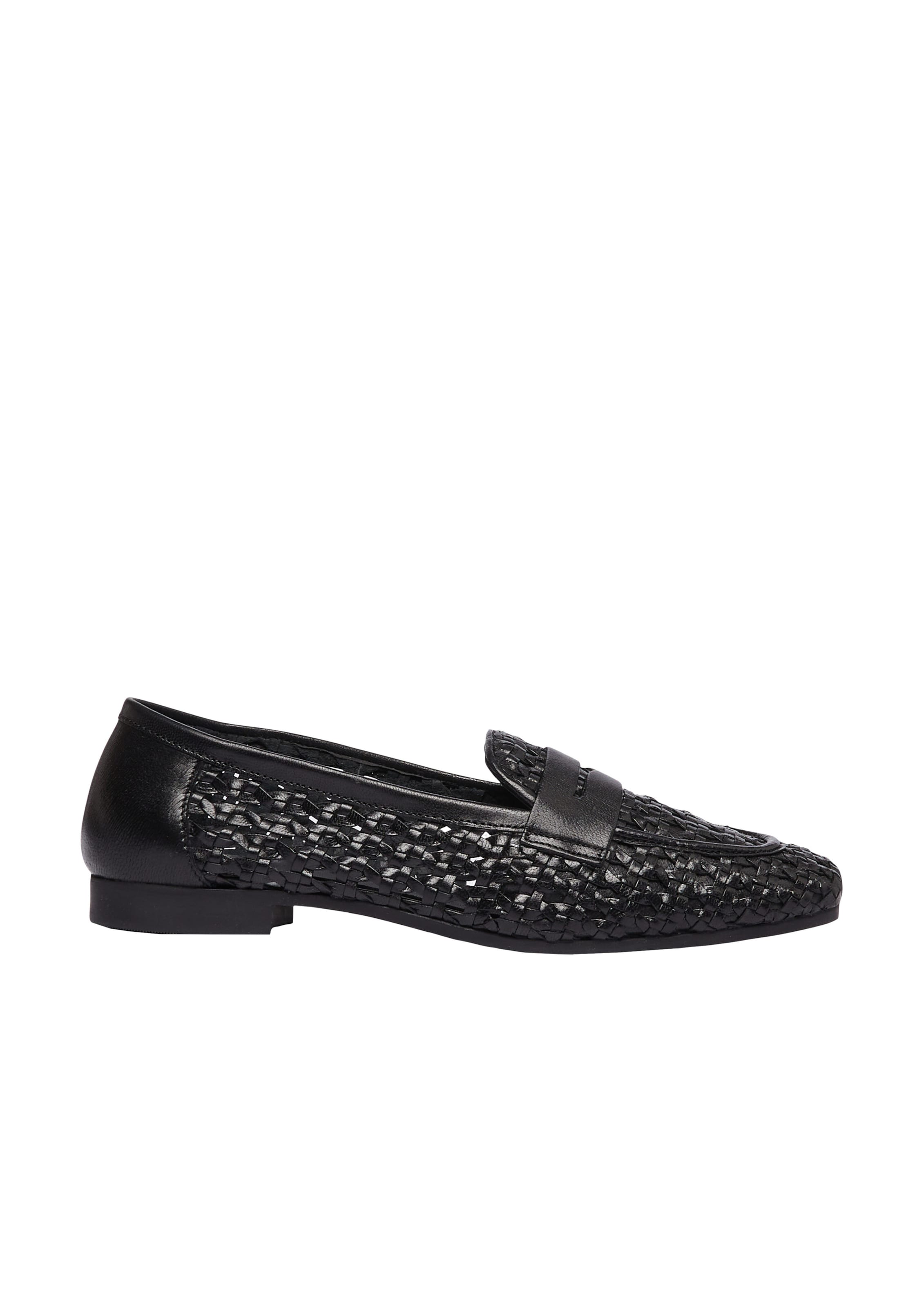 COMMA Classic Flats in Black: front