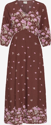 Kaffe Kjole 'KArosine' i brun: forside
