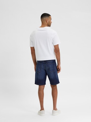 SELECTED HOMME Loosefit Shorts 'Alex' in Blau