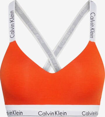 Soutien-gorge Calvin Klein Underwear en orange : devant