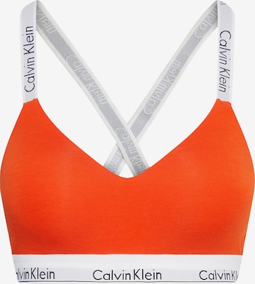 Soutien-gorge Calvin Klein Underwear en orange : devant