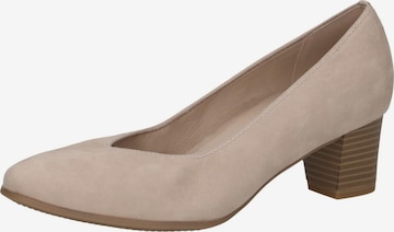 CAPRICE Pumps in Beige: Vorderseite