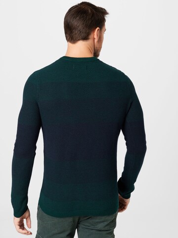 TOM TAILOR DENIM Sweater in Green