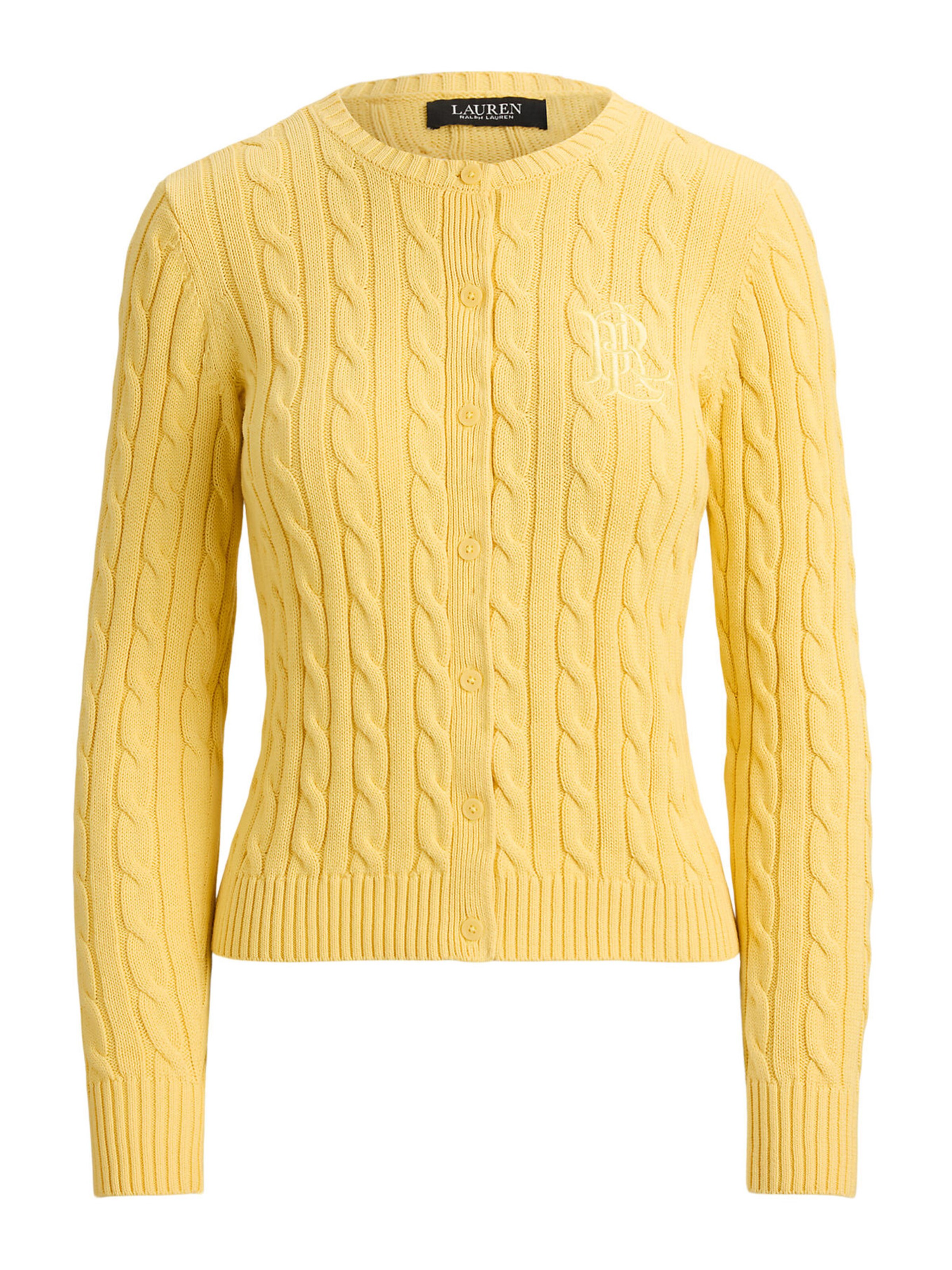 Lauren Ralph Lauren Kardigán - sárga: elől