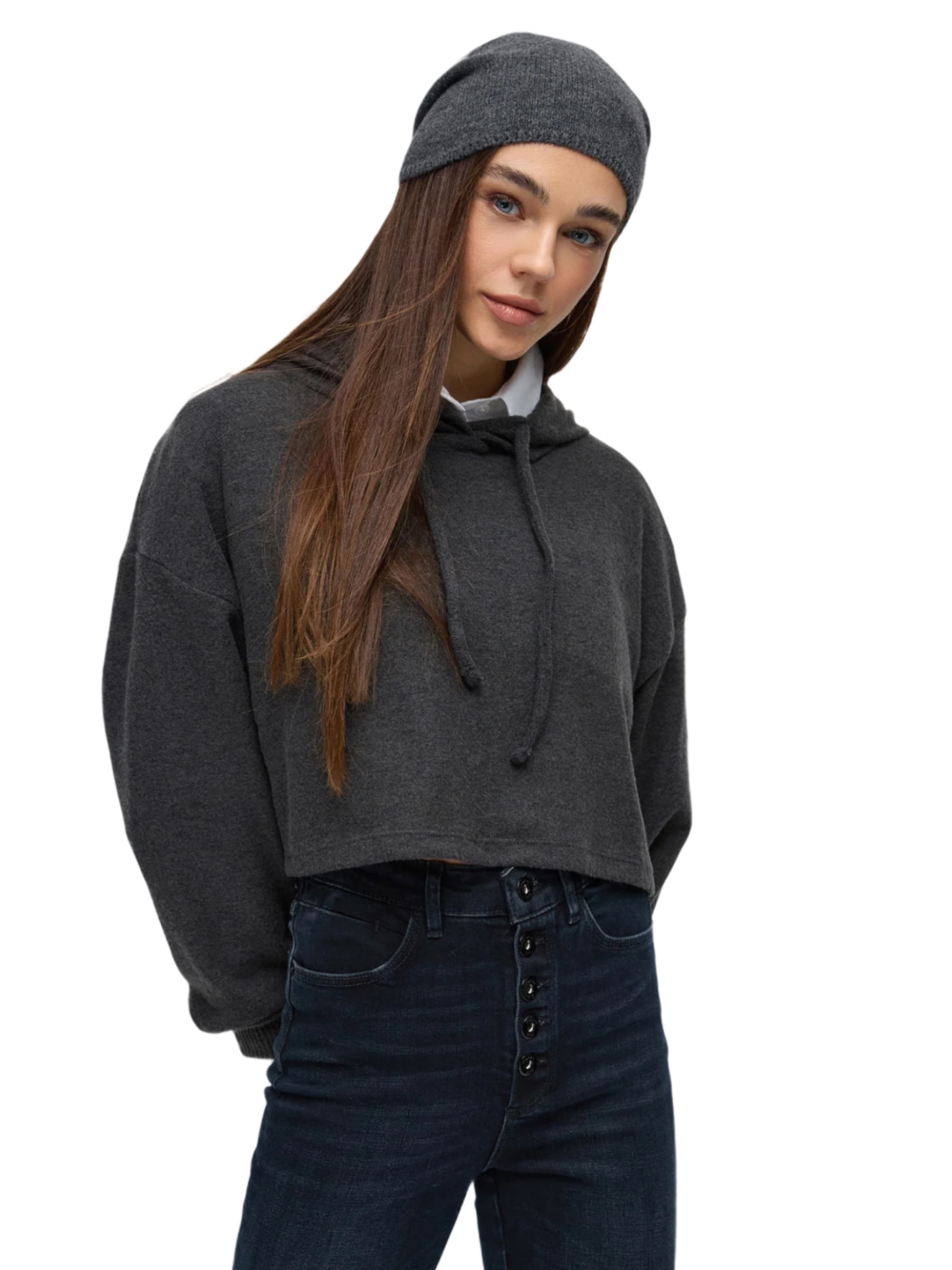 No Matter What Sweatshirt 'Ball' in Grau