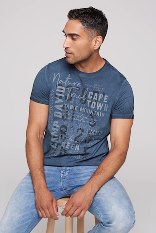 CAMP DAVID Футболка 'Paragliding Cape Town' в Синий: спереди