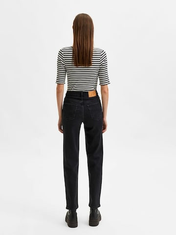 SELECTED FEMME Regular Jeans in Zwart