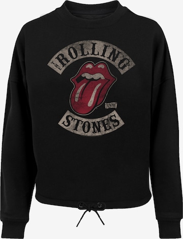 F4NT4STIC Sweatshirt 'The Rolling Stones Tour '78' in Black: front