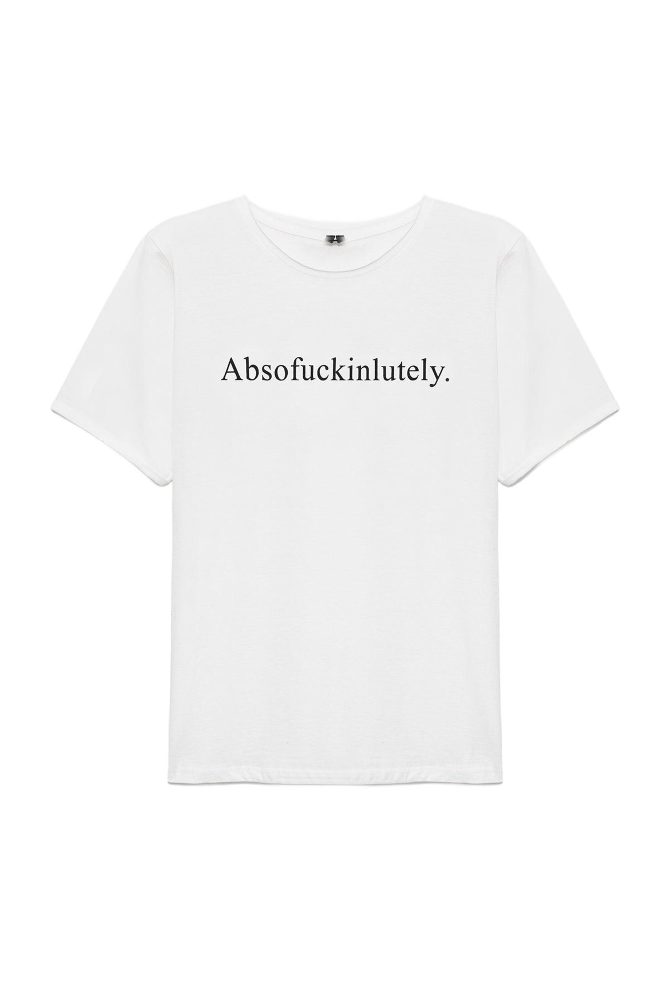 No Matter What Shirt in White: front