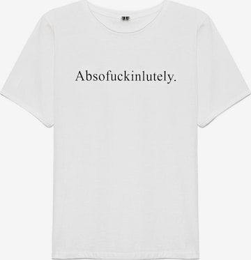 No Matter What Shirt in White: front