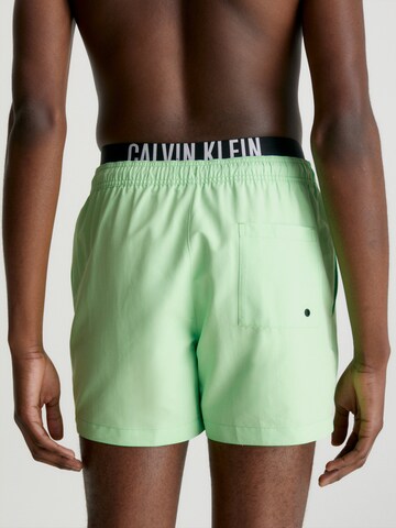 Calvin Klein Swimwear Board Shorts in Green