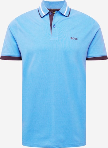 BOSS Green - Camiseta 'Peos' en azul: frente