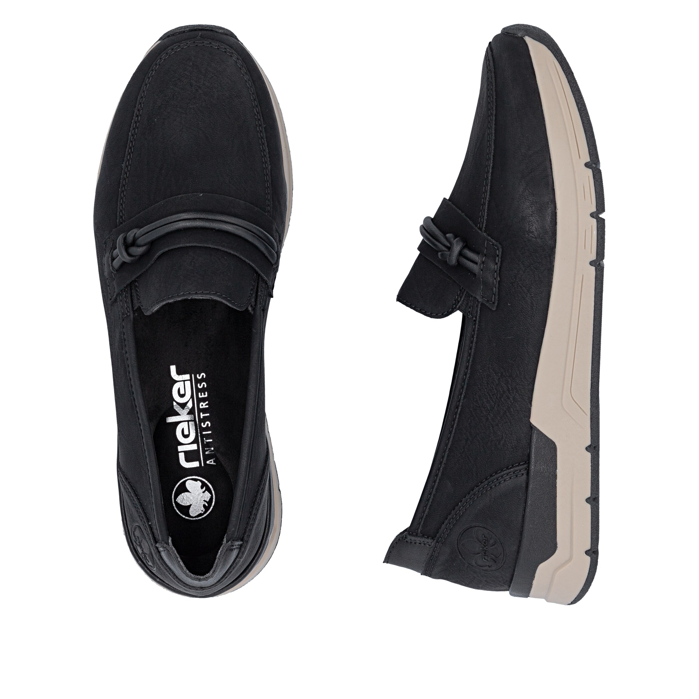Chaussure basse Rieker en noir