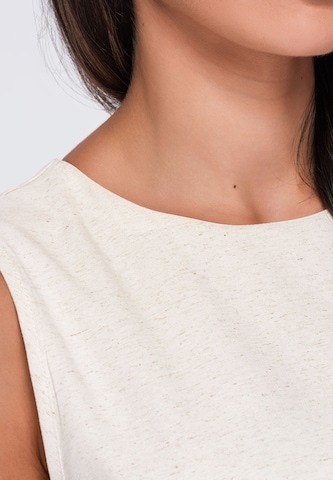 Robe de cocktail Ombre en beige