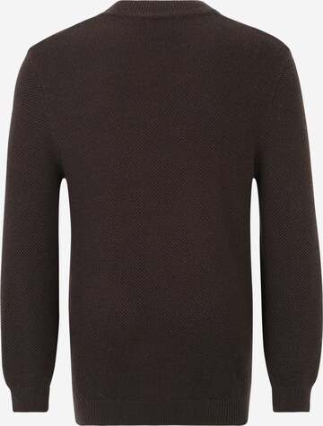 Jack & Jones Plus Sweater 'HUNT' in Brown